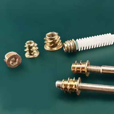 PVC board nut countersunk hex socket nut embedded parts for furniture